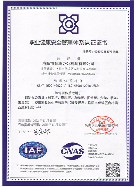 ISO45001; 2018