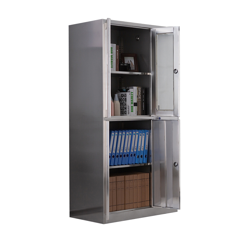 Lockers de acero inoxidable de 5 puertas