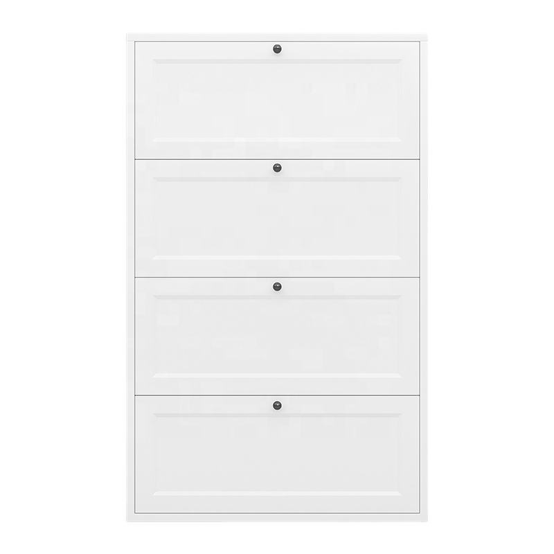 Muebles para el hogar Archivería de zapatos Gabinete de almacenamiento de calzado de metal grande