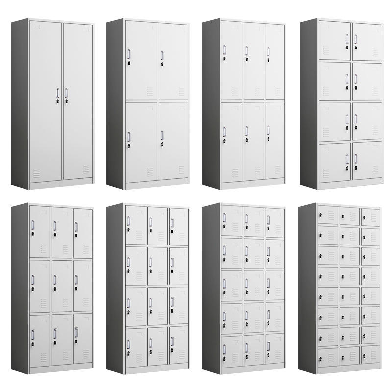 15 armarios de metal de puerta en el gimnasio de acero Gabinete de almacenamiento de ropa de vestuario de casilleros baratos Gimnasio