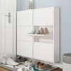 Zapato White Gabinete Metal Shoe Gabinete de zapatería Gran Caballero Scarpiera Lemari Sepatu Almari Kasut