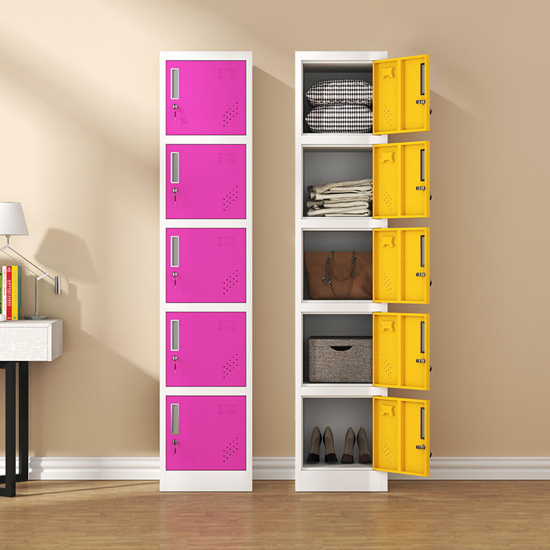 Lockers Gym Gym Home School, gimnasio, casilleros de almacenamiento múltiples Armario de acero para una sola puerta de acero