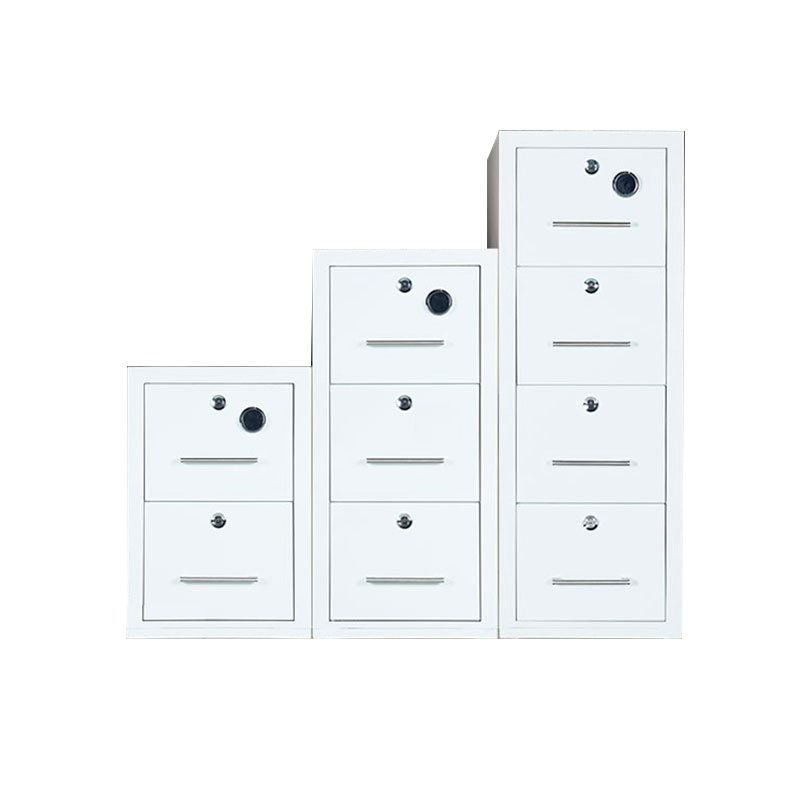 2 cajones de acero Archivo de metal de metal Gabinete resistente