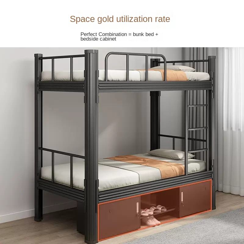 Diseño de moda Metal Single Bed para dormitorio de estudiantes