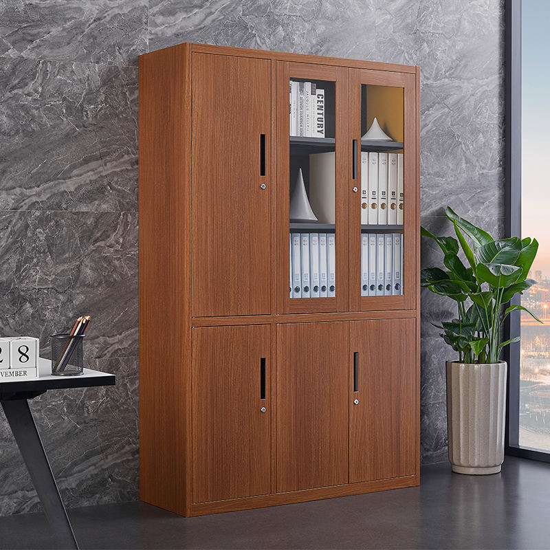 Moder Moderal de acero personalizado Gabinete de acero Metal Madera Transferencia de grano de muebles de impresión Muebles