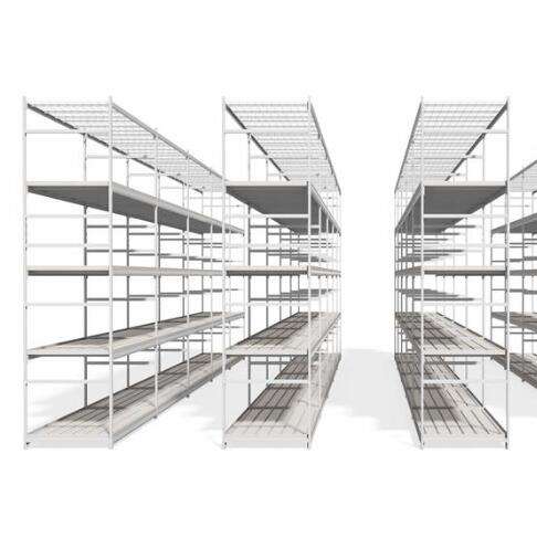 Sistema de estantería de cultivo móvil vertical de acero personalizado agricultura deslizante planta interior de interiores