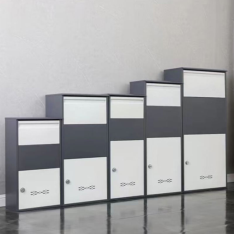 Gabinete de entrega personalizada con ropa blanca personalizada impermeable de madera de caja de entrega grande