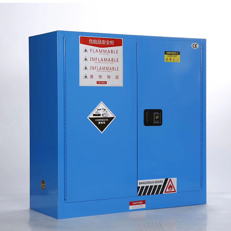 Gabinete de almacenamiento de productos químicos tóxicos a prueba de explosión de explosión industrial de productos químicos tóxicos con cerradura.