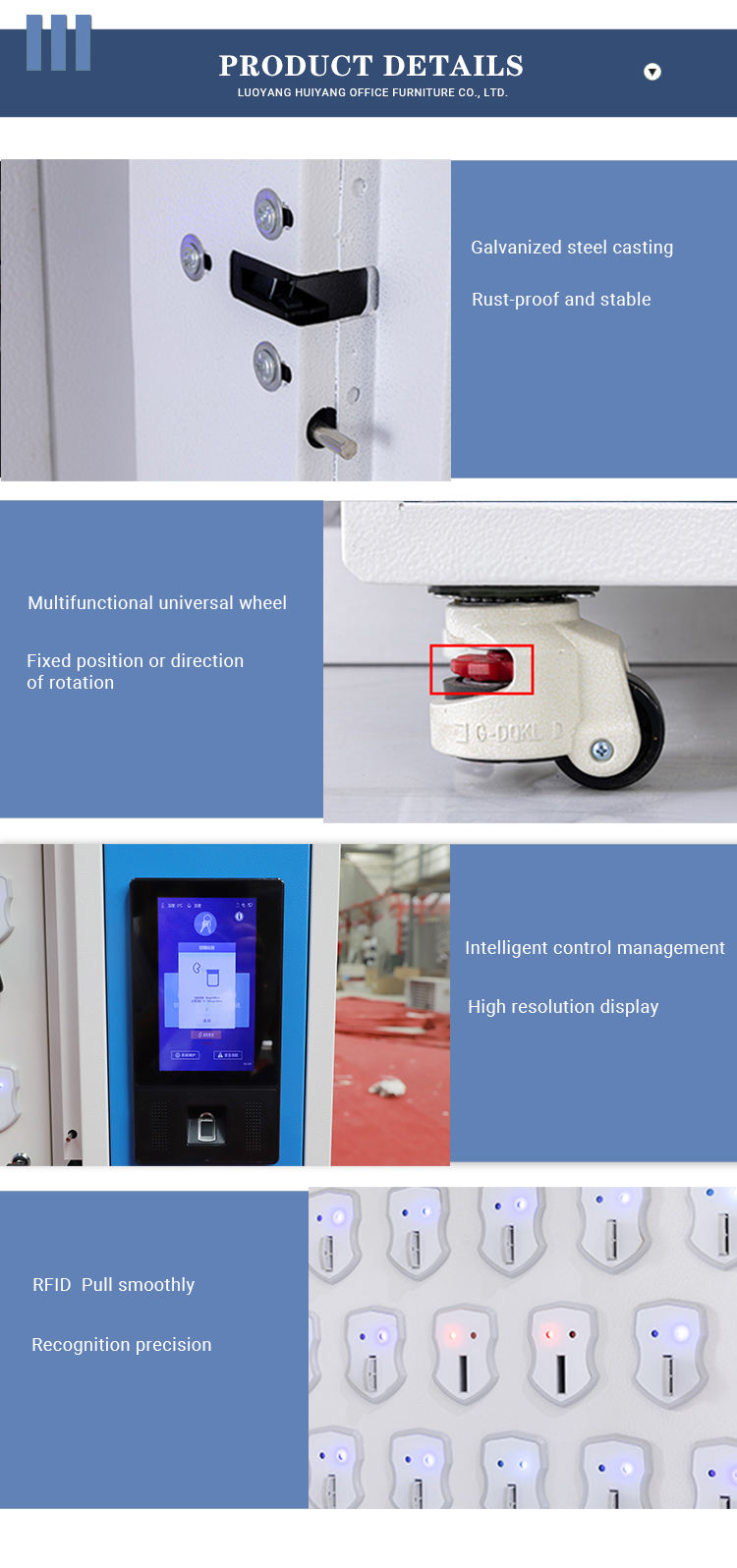 RFID Smart Key Locker se utiliza en BB Hotels Logistics Vehicles La gestión de pérdidas puede rastrear registros de uso