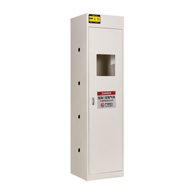 Detector inteligente Gabinete de cilindro de gas Almacenamiento de una sola botella para gas peligroso
