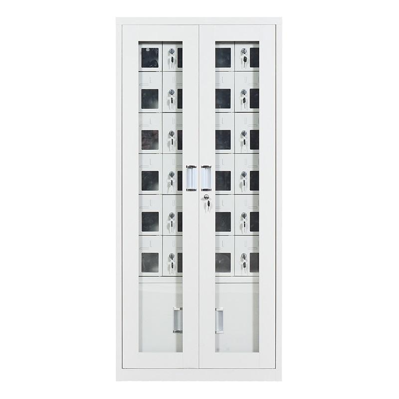 30 puertas de acero Tarjeta inteligente electrónica Teléfono móvil Cargo Estación de gabinete Public Cell Charge Lockers