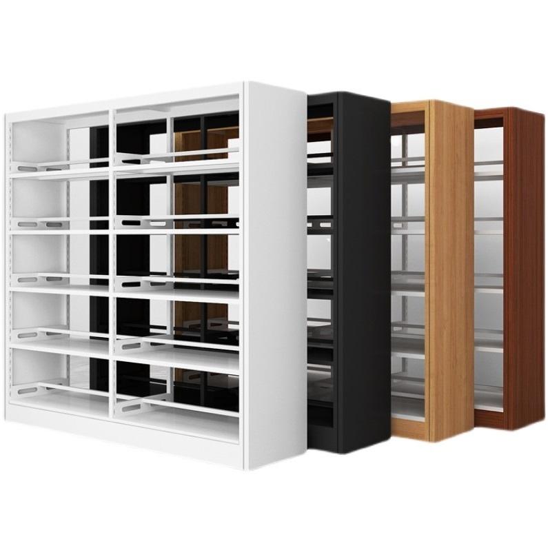 Estantería de acero en estantería personalizada muebles de biblioteca moderna escolar de muebles comerciales fábrica de china