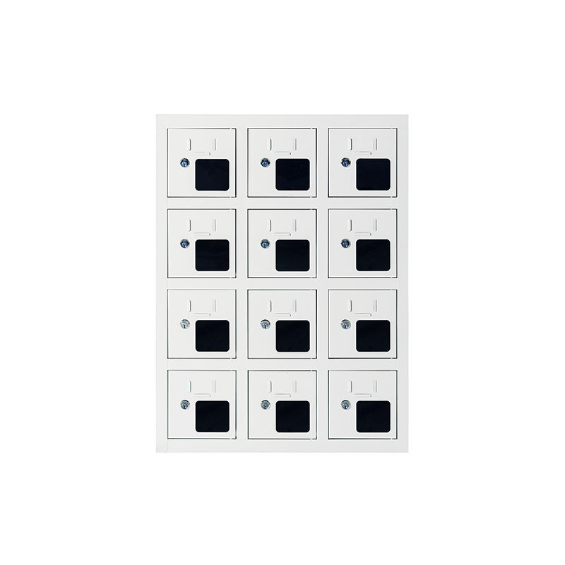 Gabinete de almacenamiento de teléfonos móviles de estilo moderno sin cargar para la oficina del taller