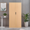 Madera Gabinete de almacenamiento de 2 puertas en venta Estación de trabajo de la oficina Madera vertical como casillero
