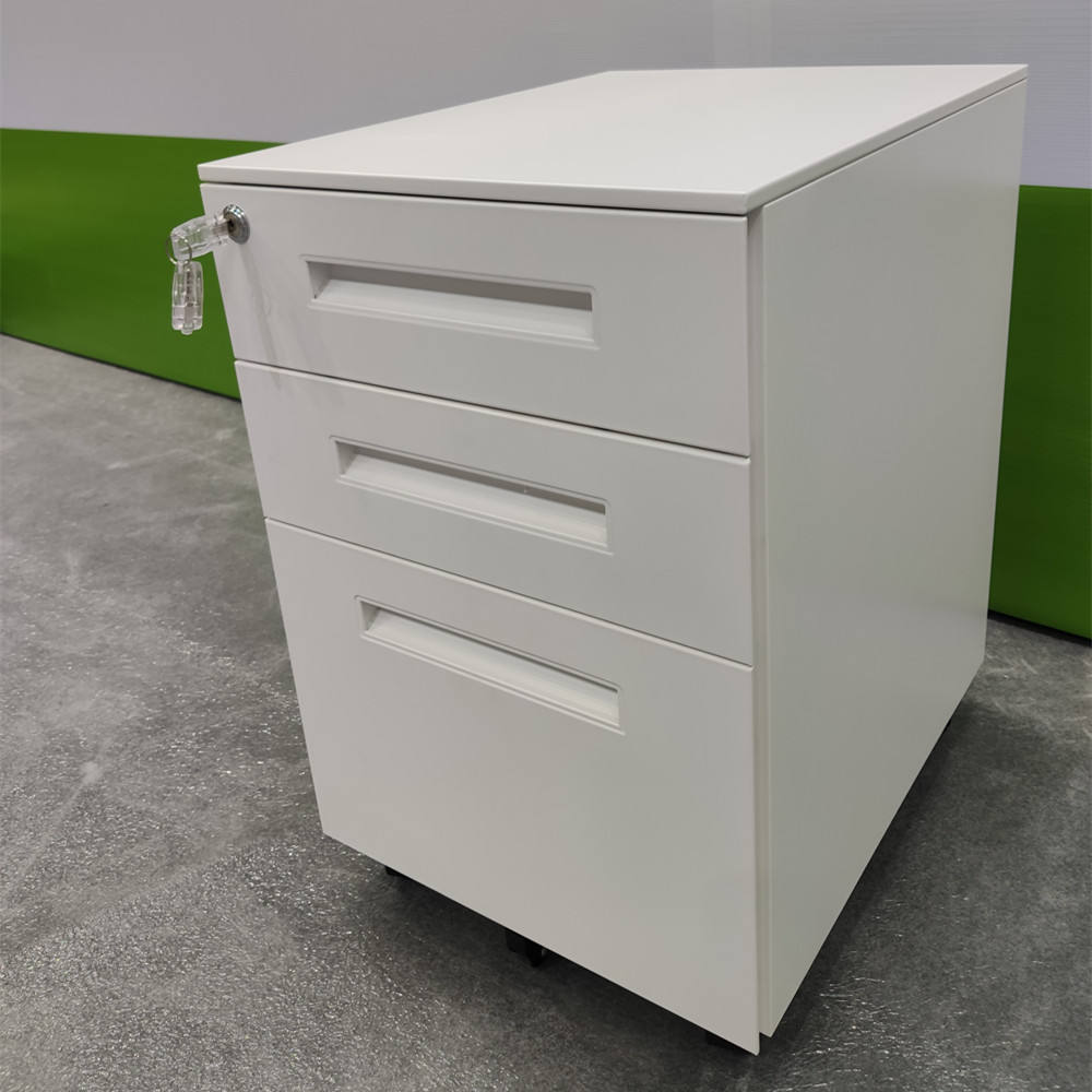 Gabinete hospitalario de 3 cajones al por mayor en la oficina 3 METAL MOBEL
