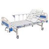 Una manivela de una función manual de hospital cama de hospital ABS y barbería de acero inoxidable rieles mutuos para la atención al paciente con opción