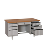 Fashion Metal Desk Office Mesa Office Desk Metal Office Metal Desk Almacenamiento