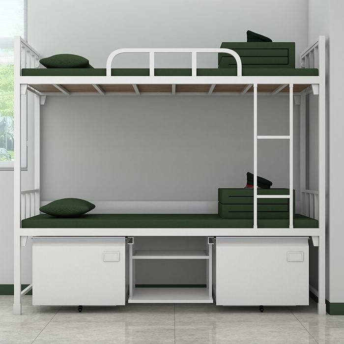 Cama de litera de metal de metal de cama doble barata litera de metal litera sin perno