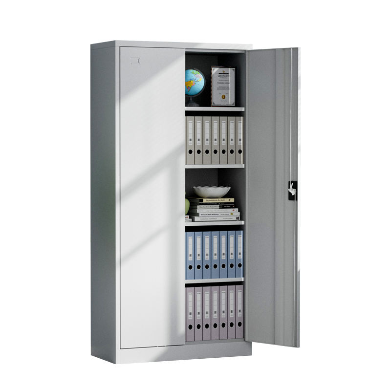 Gabinete de almacenamiento de archivos de 5 capas de alta seguridad, gabinete moderno de almacenamiento de muebles de metal de oficina en el hogar, Archivo de bloqueo de puerta de columpio